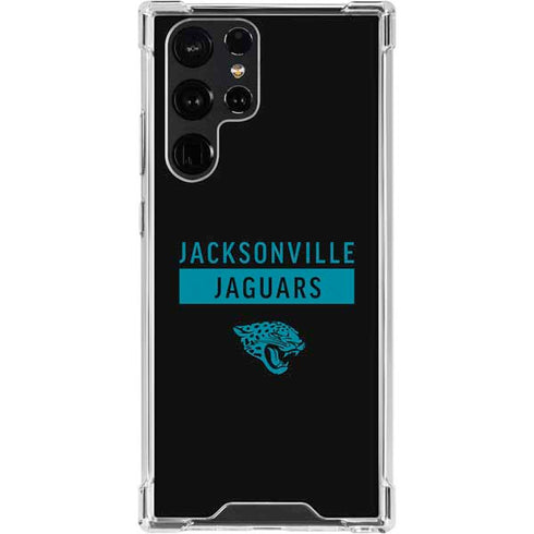 NFL Jacksonville Jaguars Black Performance Series Galaxy S24 Ultra Clear Case