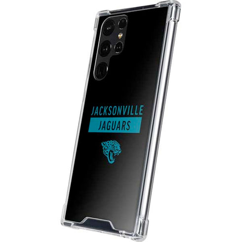 NFL Jacksonville Jaguars Black Performance Series Galaxy S24 Ultra Clear Case