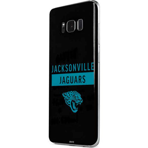 NFL Jacksonville Jaguars Black Performance Series Galaxy S8 Plus Skin