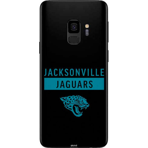 NFL Jacksonville Jaguars Black Performance Series Galaxy S9 Skin