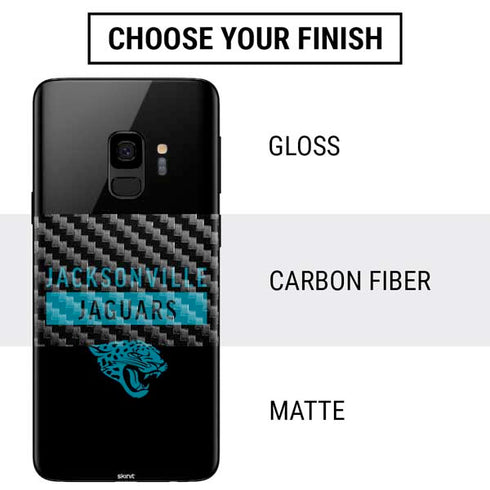 NFL Jacksonville Jaguars Black Performance Series Galaxy S9 Skin