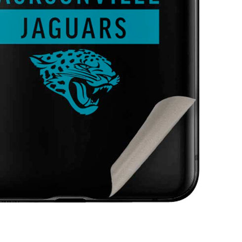 NFL Jacksonville Jaguars Black Performance Series Galaxy Z Flip Skin