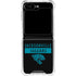 NFL Jacksonville Jaguars Black Performance Series Galaxy Z Flip5 5G Clear Case