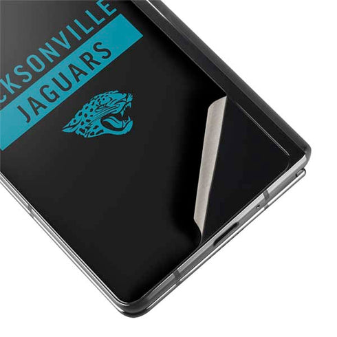 NFL Jacksonville Jaguars Black Performance Series Galaxy Z Fold2 5G Skin