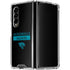 NFL Jacksonville Jaguars Black Performance Series Galaxy Z Fold4 5G Clear Case