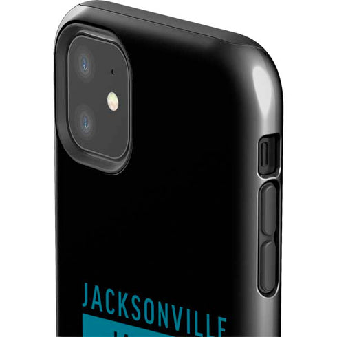 NFL Jacksonville Jaguars Black Performance Series iPhone 11 Impact Case
