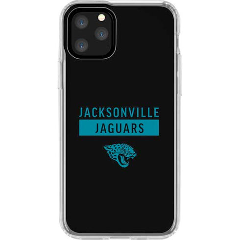 NFL Jacksonville Jaguars Black Performance Series iPhone 11 Pro Clear Case