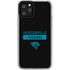NFL Jacksonville Jaguars Black Performance Series iPhone 11 Pro Clear Case