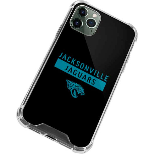 NFL Jacksonville Jaguars Black Performance Series iPhone 11 Pro Max Clear Case