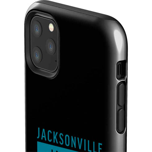 NFL Jacksonville Jaguars Black Performance Series iPhone 11 Pro Max Impact Case