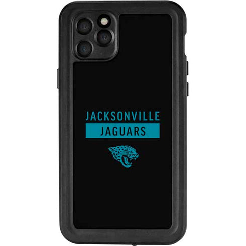 NFL Jacksonville Jaguars Black Performance Series iPhone 11 Pro Max Waterproof Case