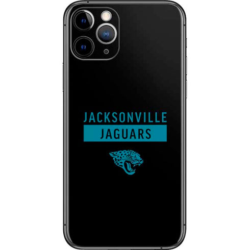 NFL Jacksonville Jaguars Black Performance Series iPhone 11 Pro Skin