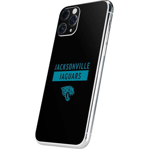 NFL Jacksonville Jaguars Black Performance Series iPhone 11 Pro Skin