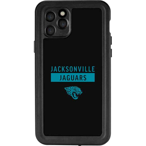 NFL Jacksonville Jaguars Black Performance Series iPhone 11 Pro Waterproof Case