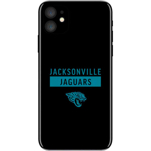 NFL Jacksonville Jaguars Black Performance Series iPhone 11 Skin