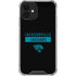NFL Jacksonville Jaguars Black Performance Series iPhone 12 Clear Case
