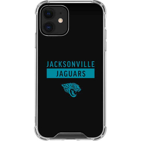 NFL Jacksonville Jaguars Black Performance Series iPhone 12 Mini Clear Case