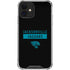 NFL Jacksonville Jaguars Black Performance Series iPhone 12 Mini Clear Case
