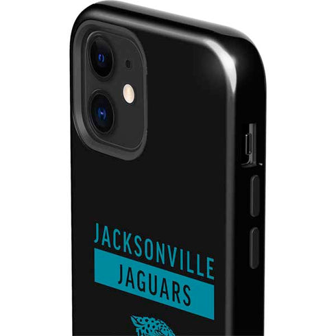 NFL Jacksonville Jaguars Black Performance Series iPhone 12 Mini Impact Case