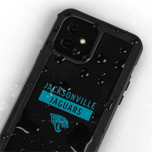 NFL Jacksonville Jaguars Black Performance Series iPhone 12 Mini Waterproof Case