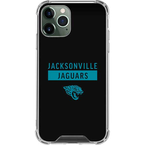 NFL Jacksonville Jaguars Black Performance Series iPhone 12 Pro Clear Case