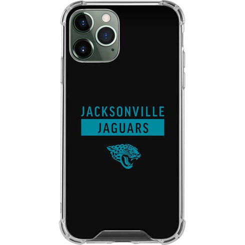 NFL Jacksonville Jaguars Black Performance Series iPhone 12 Pro Max Clear Case