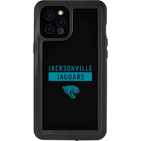 NFL Jacksonville Jaguars Black Performance Series iPhone 12 Pro Max Waterproof Case