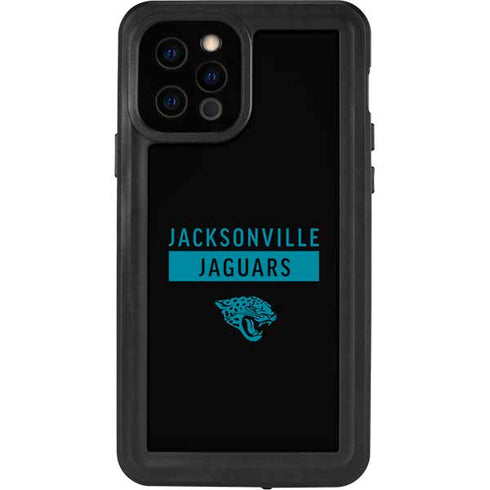 NFL Jacksonville Jaguars Black Performance Series iPhone 12 Pro Waterproof Case