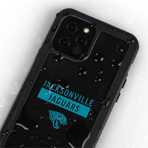 NFL Jacksonville Jaguars Black Performance Series iPhone 12 Pro Waterproof Case