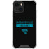 NFL Jacksonville Jaguars Black Performance Series iPhone 13 Clear Case
