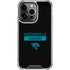 NFL Jacksonville Jaguars Black Performance Series iPhone 13 Pro Clear Case