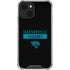 NFL Jacksonville Jaguars Black Performance Series iPhone 14 Clear Case