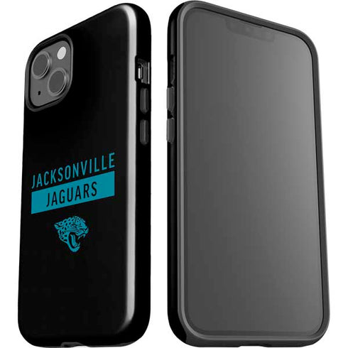 NFL Jacksonville Jaguars Black Performance Series iPhone 15 Plus Impact Case