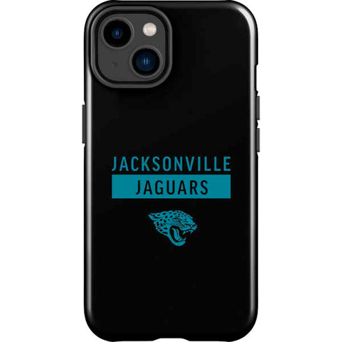 NFL Jacksonville Jaguars Black Performance Series iPhone 15 Plus Impact Case