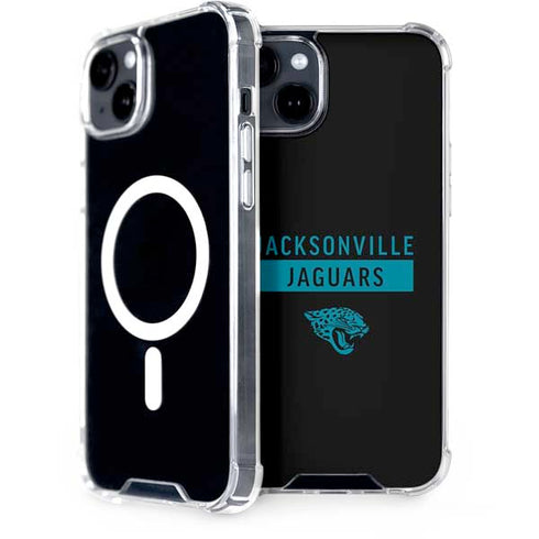 NFL Jacksonville Jaguars Black Performance Series iPhone 15 Plus MagSafe Case
