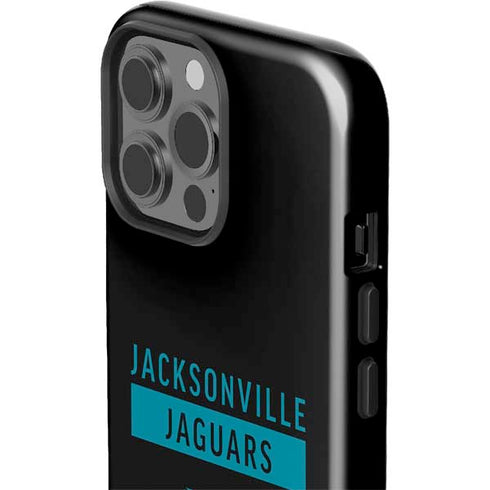NFL Jacksonville Jaguars Black Performance Series iPhone 15 Pro Max Impact Case