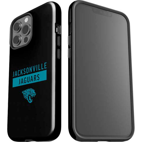 NFL Jacksonville Jaguars Black Performance Series iPhone 15 Pro Max Impact Case