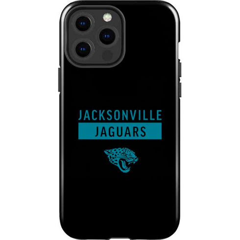 NFL Jacksonville Jaguars Black Performance Series iPhone 15 Pro Max Impact Case