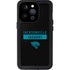 NFL Jacksonville Jaguars Black Performance Series iPhone 14 Pro Waterproof Case