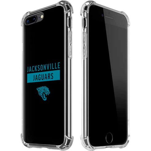 NFL Jacksonville Jaguars Black Performance Series iPhone 7/8 Plus Clear Case