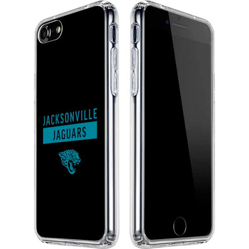 NFL Jacksonville Jaguars Black Performance Series iPhone SE (2nd & 3rd Gen) Clear Case
