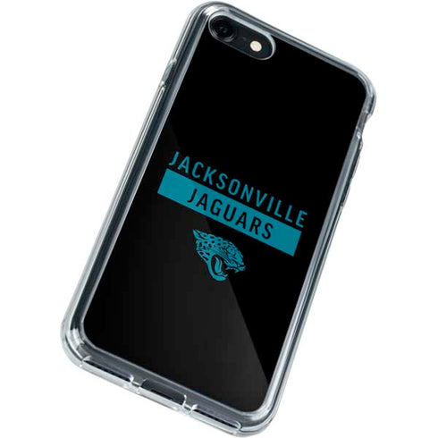 NFL Jacksonville Jaguars Black Performance Series iPhone SE (2nd & 3rd Gen) Clear Case