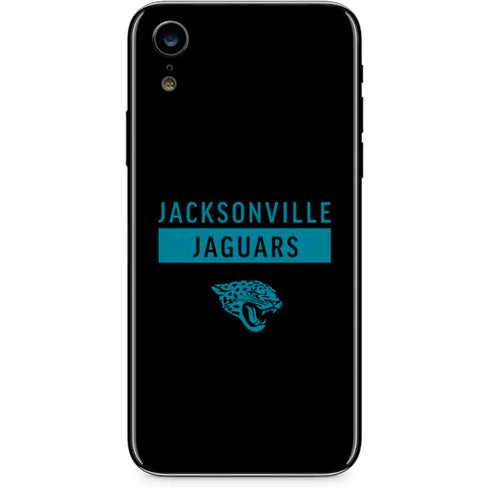 NFL Jacksonville Jaguars Black Performance Series iPhone XR Skin
