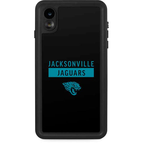 NFL Jacksonville Jaguars Black Performance Series iPhone XR Waterproof Case