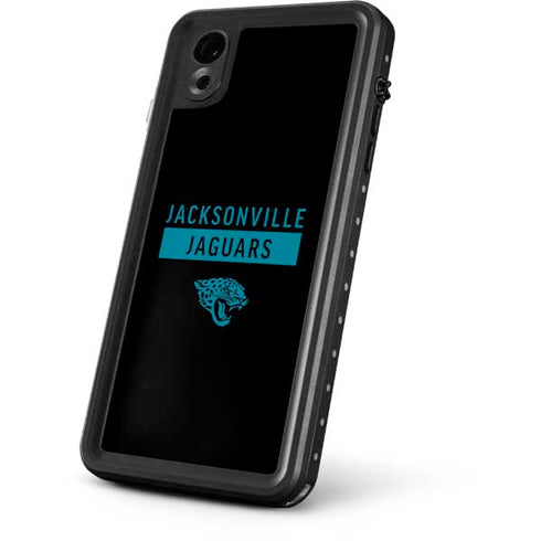NFL Jacksonville Jaguars Black Performance Series iPhone XR Waterproof Case