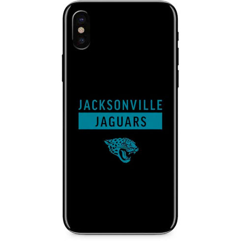 NFL Jacksonville Jaguars Black Performance Series iPhone XS Max Skin
