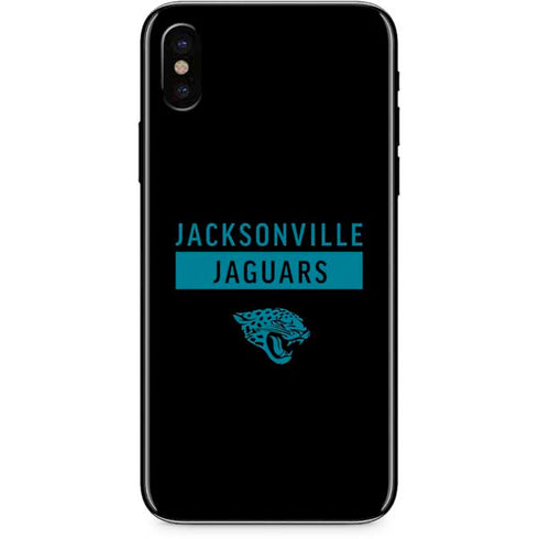 NFL Jacksonville Jaguars Black Performance Series iPhone XS Skin