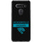 NFL Jacksonville Jaguars Black Performance Series LG K51/Q51 Clear Case