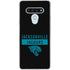 NFL Jacksonville Jaguars Black Performance Series LG Stylo 6 Clear Case