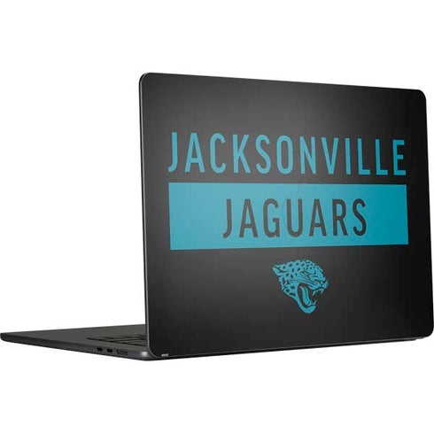 NFL Jacksonville Jaguars Black Performance Series MacBook Air 15 in (2023) Skin
